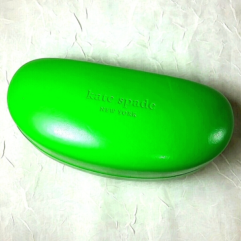 Kate Spade green eyeglass case